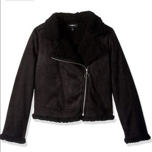 Shearling lined Moto Jacket